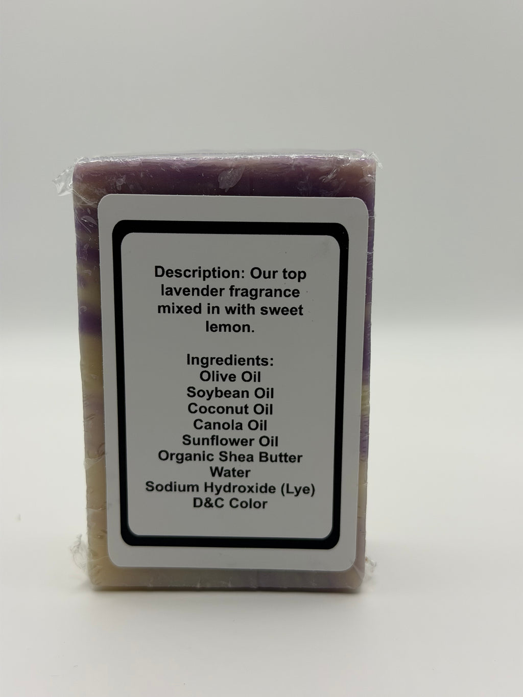Jabón de Lavanda y Hierba Limón Elaborado en Frío