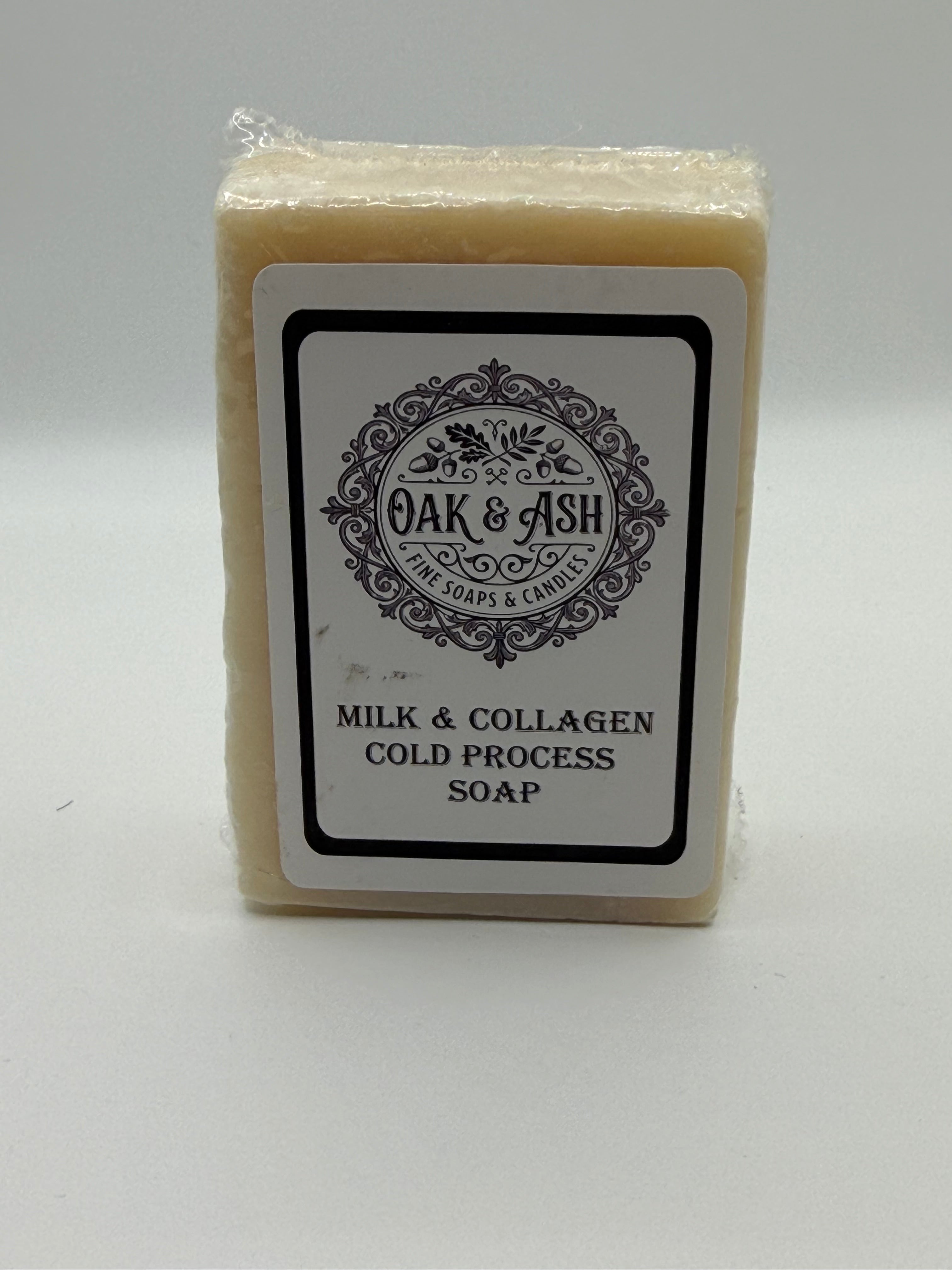 Jabón facial de leche y colágeno de proceso en frío