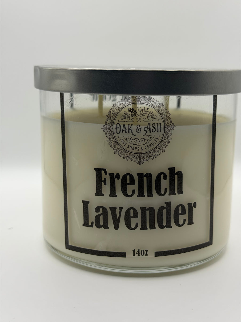Vela de Lujo Lavanda Francesa (3 Mechas)