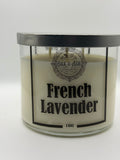 Vela de Lujo Lavanda Francesa (3 Mechas)