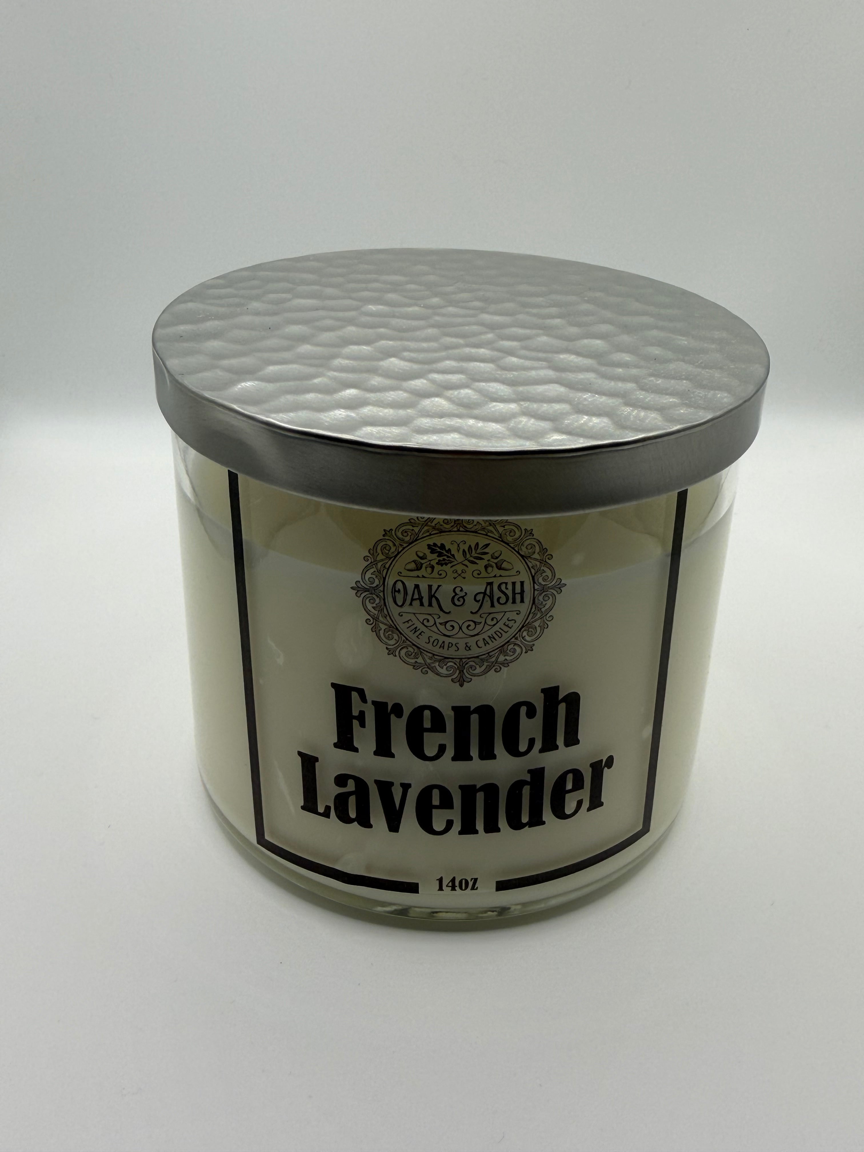 Vela de Lujo Lavanda Francesa (3 Mechas)