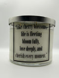Cherry Blossom Luxury Candle (3-Wick)