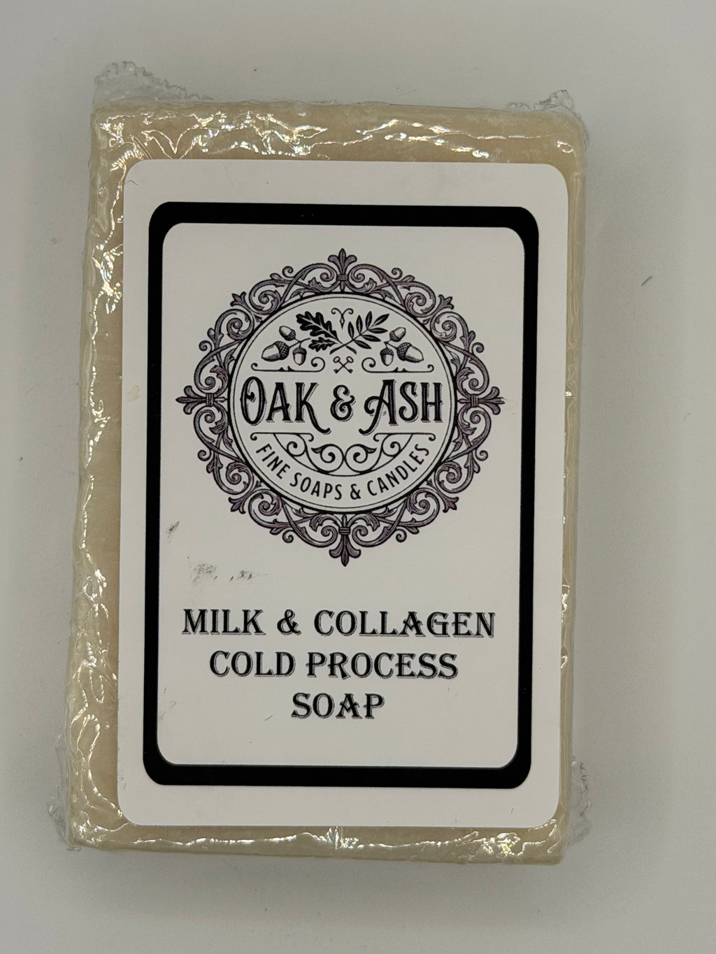Jabón facial de leche y colágeno de proceso en frío